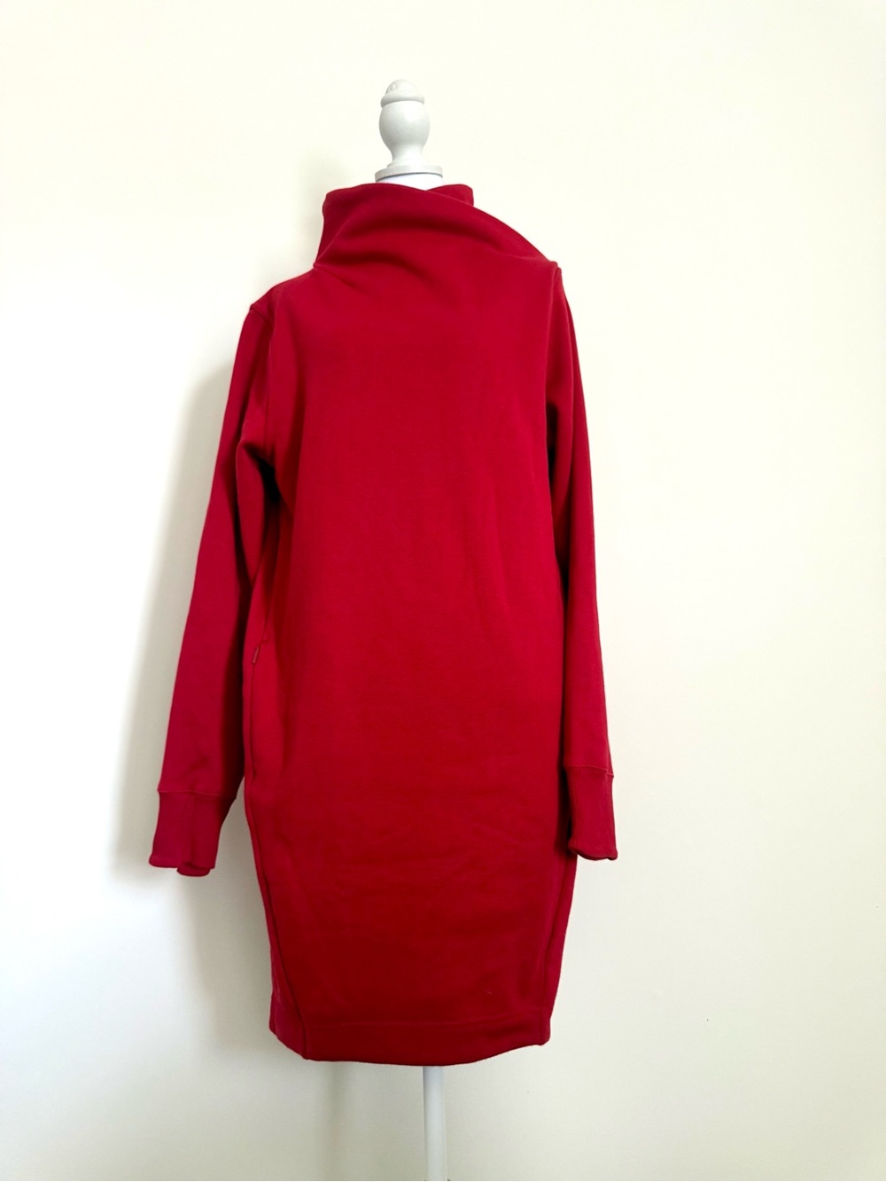 Athleta Red cozy karma mock neck Dress medium